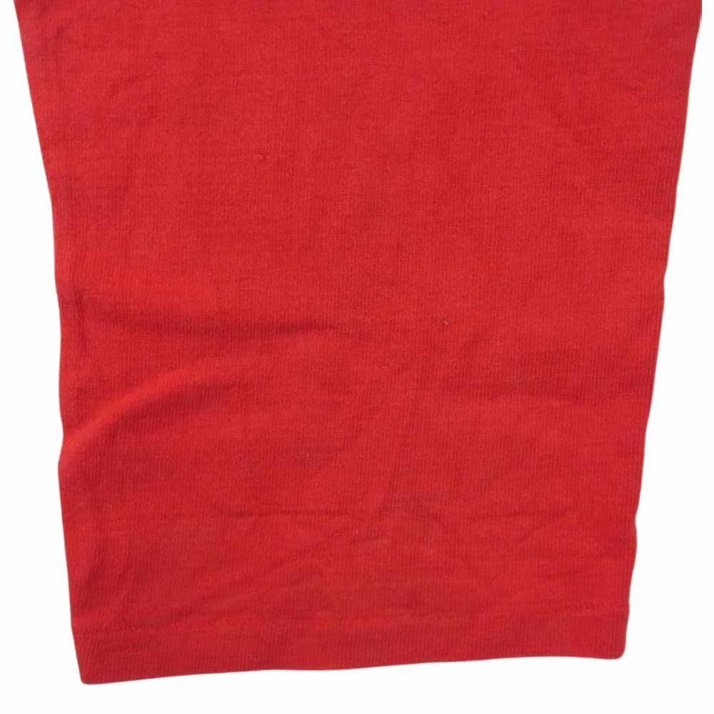 EVISU エヴィス カモメ プリント スウェット パンツ  レッド系 40【中古】