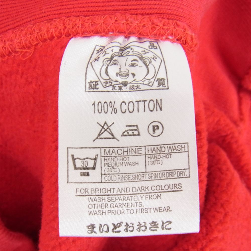 EVISU エヴィス ゴルフ プリント スウェット レッド系 40【中古】