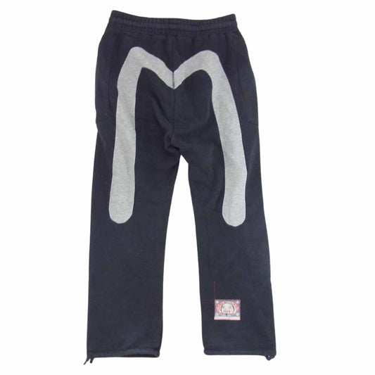 EVISU エヴィス 大黒 スウェット パンツ ブラック系 38【中古】