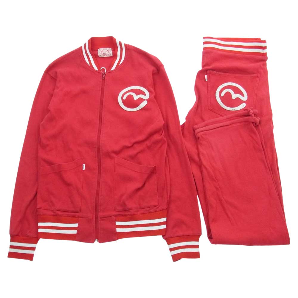 EVISU エヴィス カットソー トラックスーツ セットアップ レッド系 40【中古】