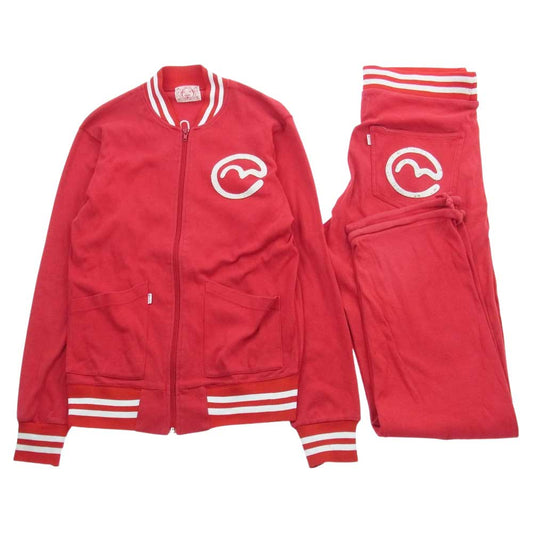 EVISU エヴィス カットソー トラックスーツ セットアップ レッド系 40【中古】