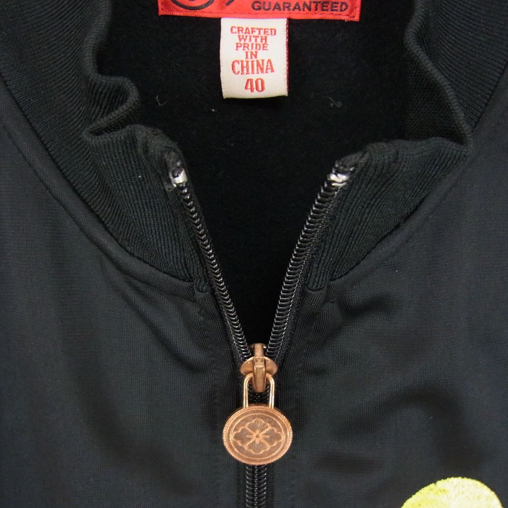 EVISU エヴィス ナイロン ジャージ ゴルフ ベスト ブラック系 40【中古】