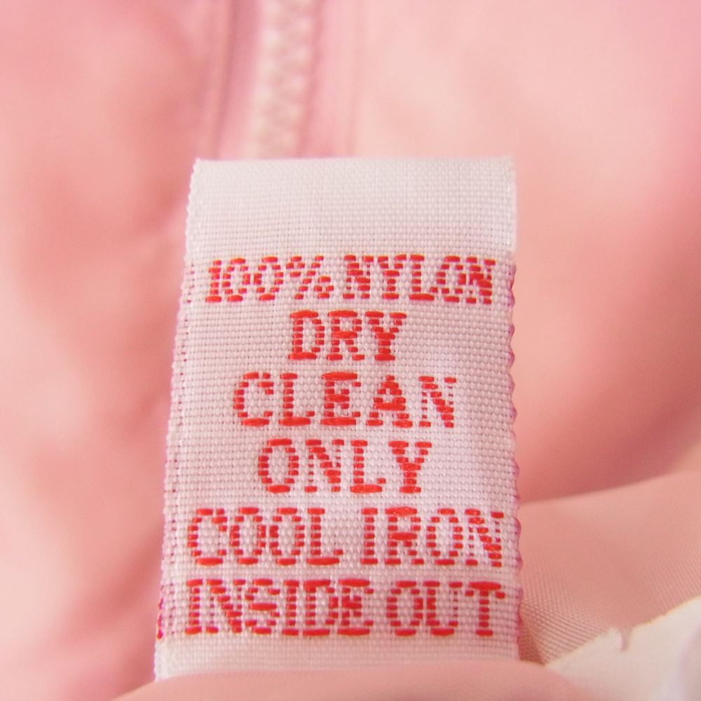 EVISU エヴィス ナイロン フルジップ パーカー ジャケット バック カモメロゴ ピンク系 42【中古】