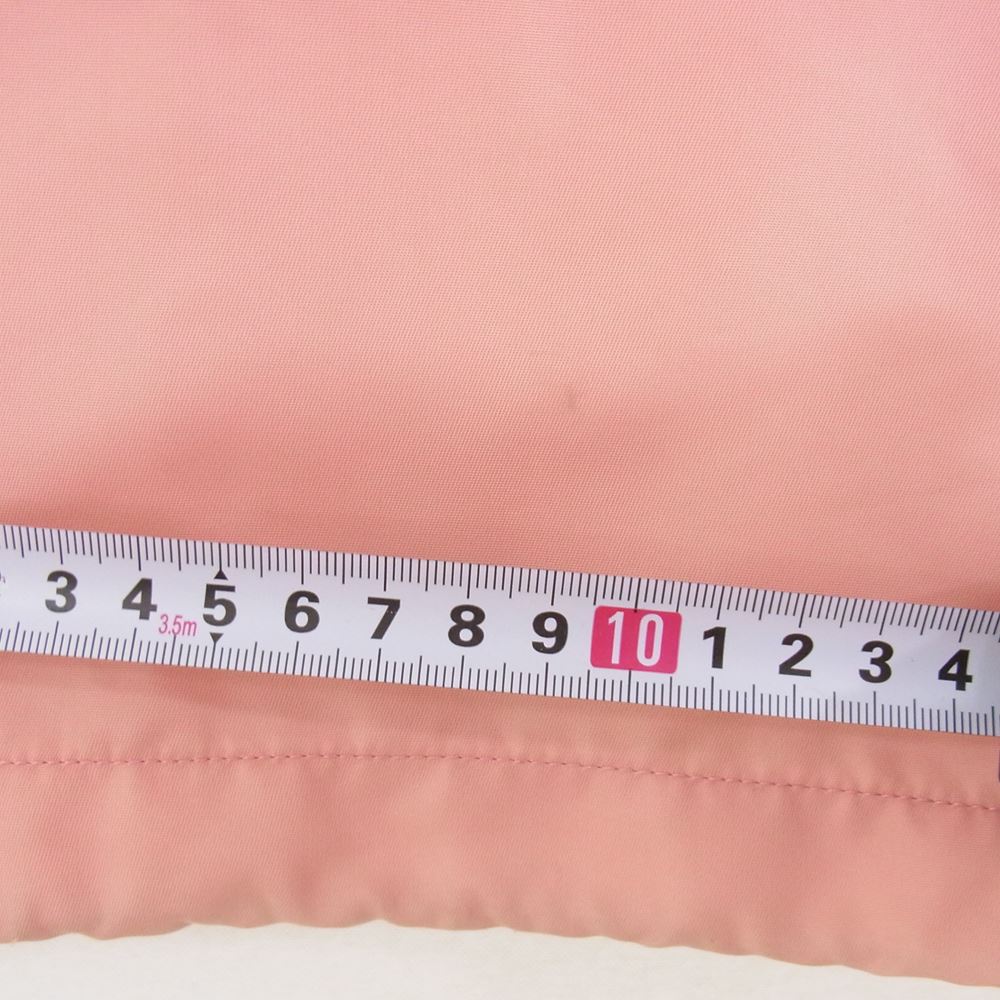 EVISU エヴィス ナイロン フルジップ パーカー ジャケット バック カモメロゴ ピンク系 42【中古】