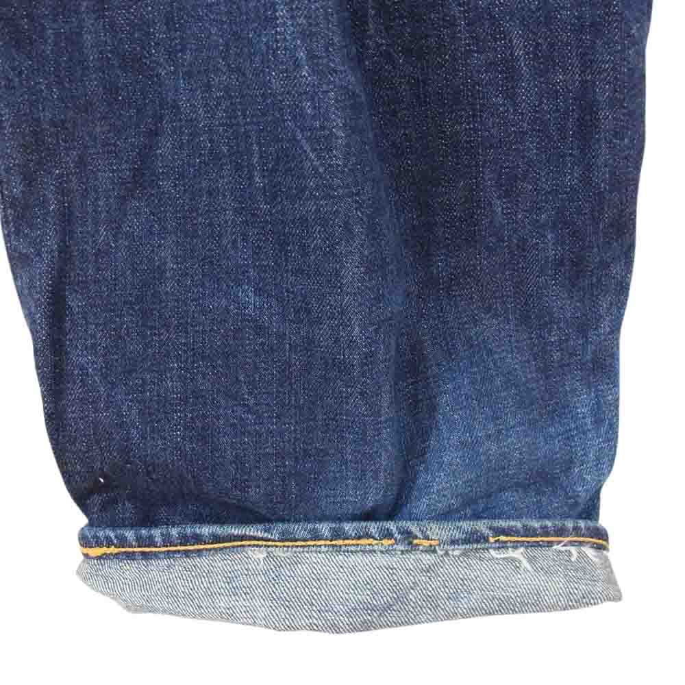 EVISU エヴィス 2001 No2 大黒カモメ 紅白 セルビッチ デニム パンツ インディゴブルー系 34【中古】