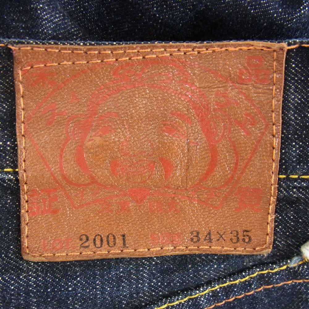 EVISU エヴィス 2001 スカル 刺繍 カモメ タイガー セルビッチ デニム