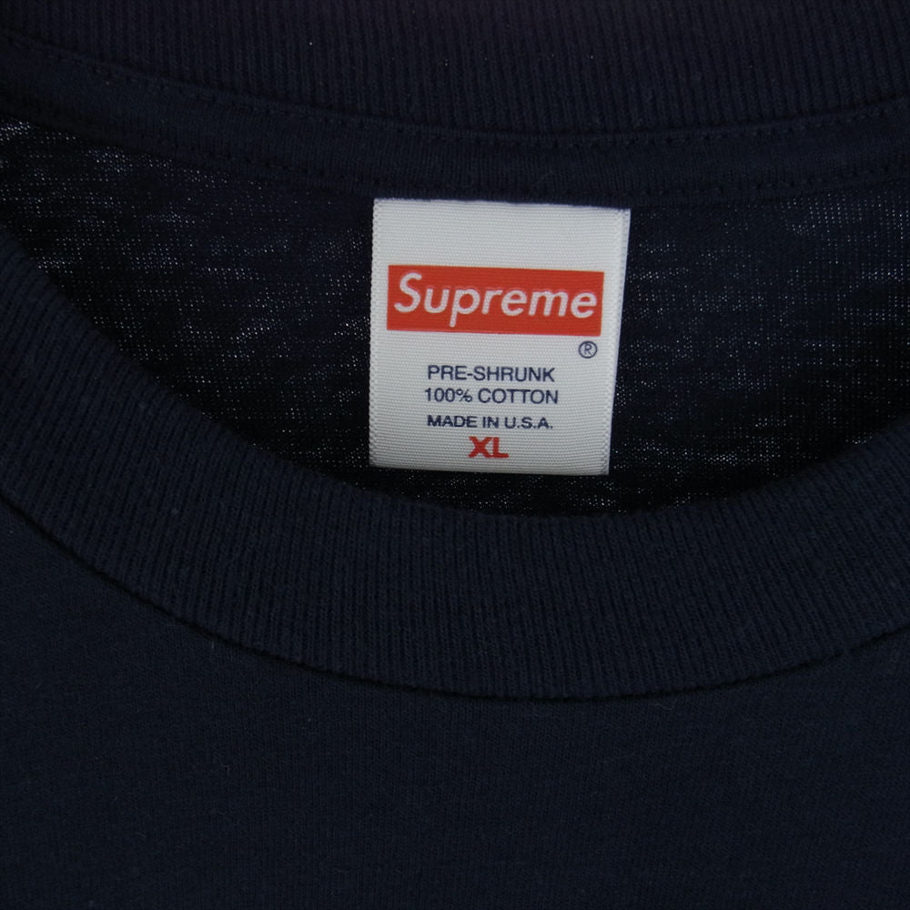 Supreme シュプリーム 22SS All Over Tee オールオーバー Tシャツ ダークネイビー系 XL【中古】