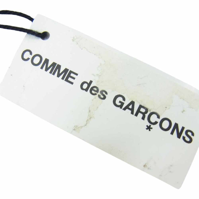 COMME des GARCONS コムデギャルソン 千鳥柄 ラウンド 長財布 ブラック系【極上美品】【中古】