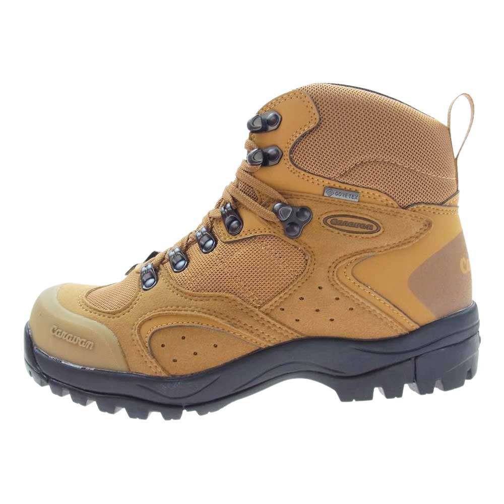 キャラバン C1-02S 340 AMBER アンバー トレッキング シューズ ブラウン系 24.5cm【新古品】【未使用】【中古】