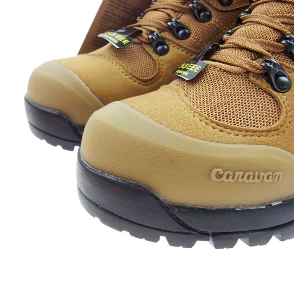 キャラバン C1-02S 340 AMBER アンバー トレッキング シューズ ブラウン系 24.5cm【新古品】【未使用】【中古】