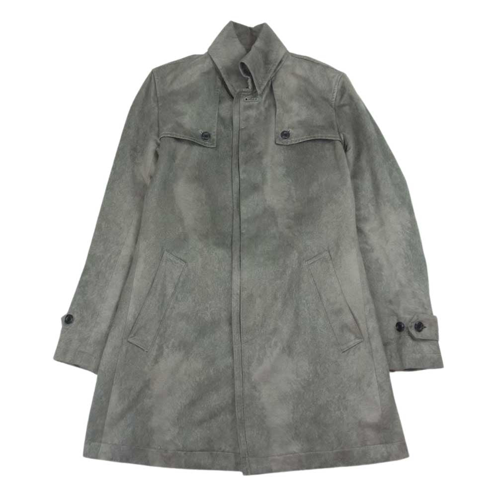 TORNADO MART トルネードマート 16AW tct-6505 T/C スエード 返し衿 ステンカラーコート カーキ系 L【中古】