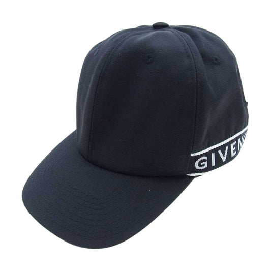 GIVENCHY ジバンシィ 6パネル サイド ロゴ ライン ブラック系【中古】
