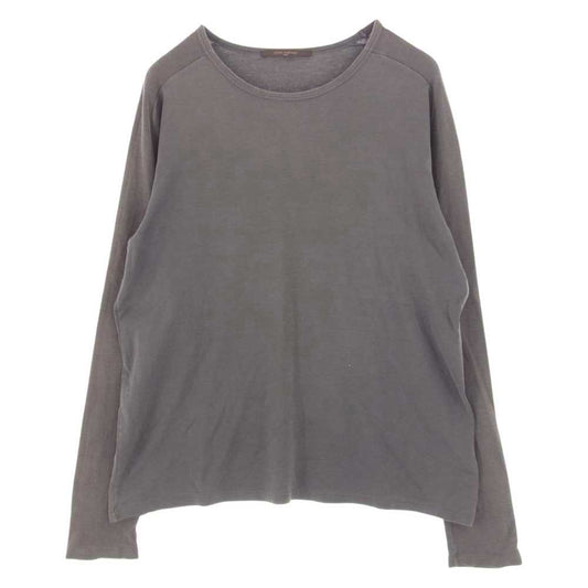 LOUIS VUITTON ルイ・ヴィトン 袖サーマル切替 長袖 Tシャツ カットソー チャコール系 XL【中古】