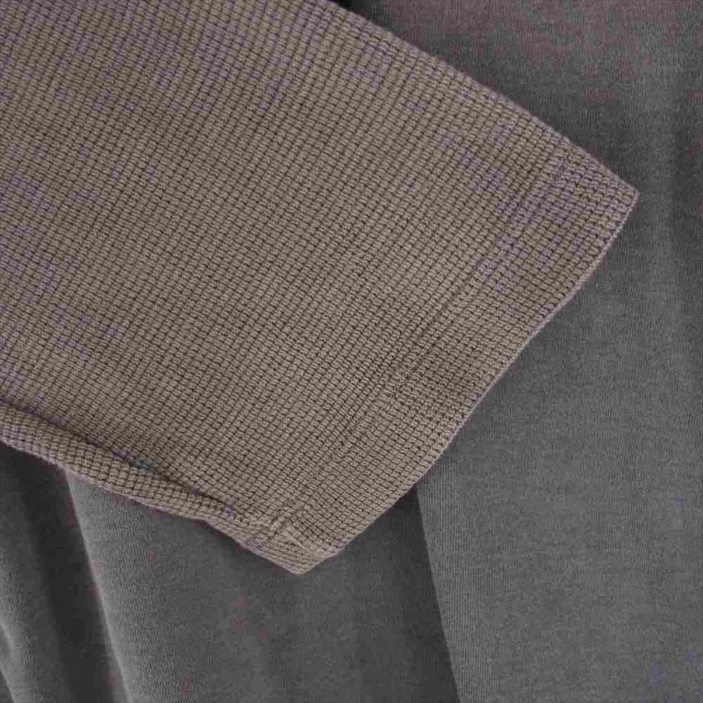 LOUIS VUITTON ルイ・ヴィトン 袖サーマル切替 長袖 Tシャツ カットソー チャコール系 XL【中古】