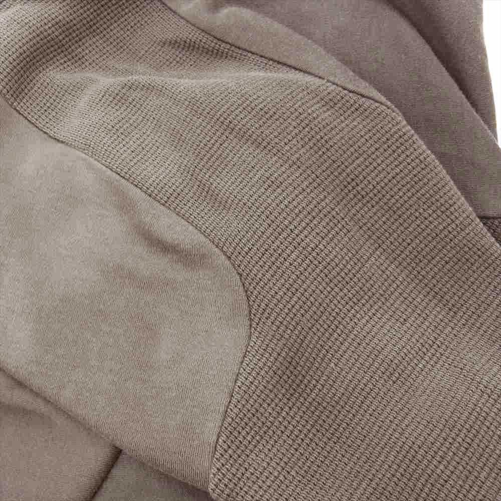 LOUIS VUITTON ルイ・ヴィトン 袖サーマル切替 長袖 Tシャツ カットソー チャコール系 XL【中古】