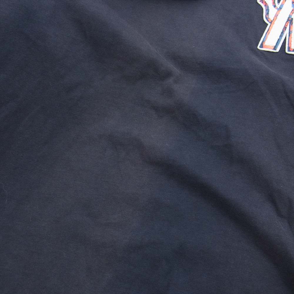 MONCLER モンクレール MAGLIA T-SHIRT ワッペン ロゴ 長袖 Tシャツ チャコール系 XL【中古】