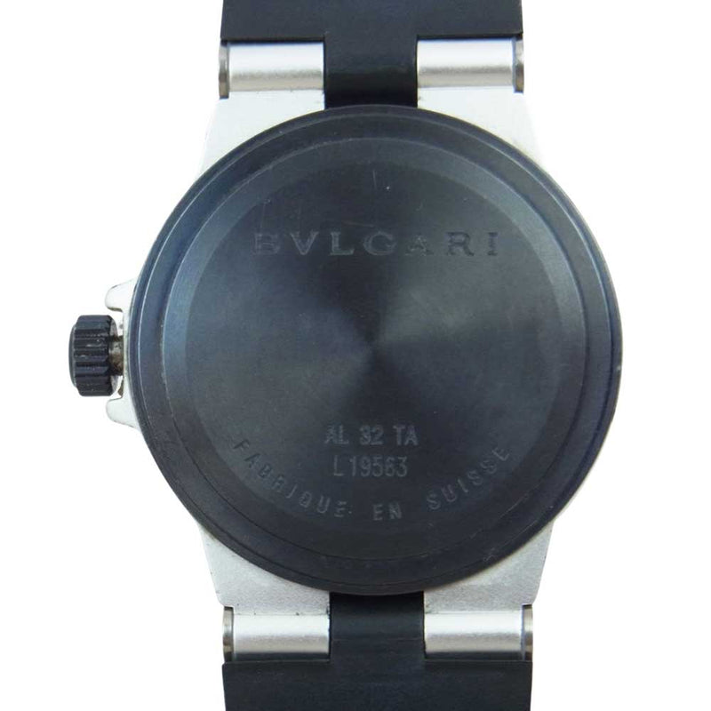 BVLGARI ブルガリ AL 32 TA アルミニウム デイト 腕時計 リスト