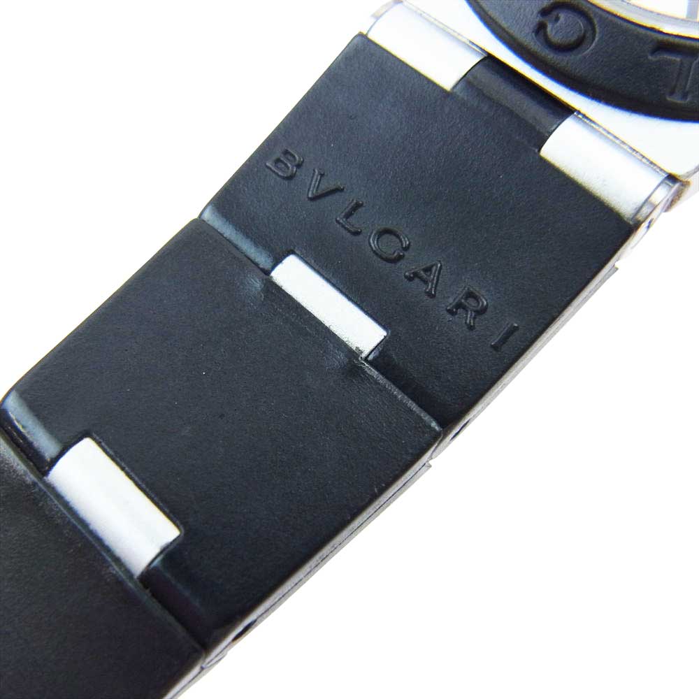 BVLGARI ブルガリ AL 32 TA アルミニウム デイト 腕時計 リストウォッチ ブラック系【中古】