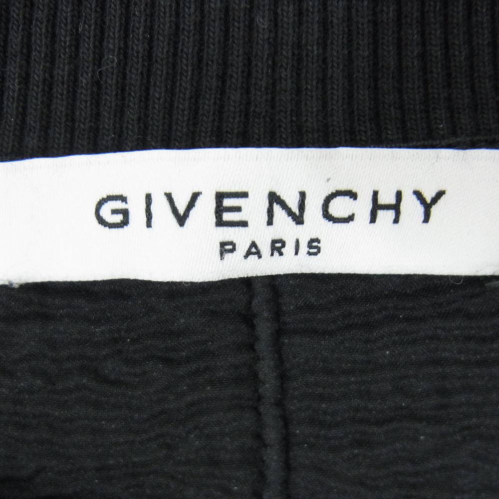 GIVENCHY ジバンシィ 16SS 16P7705485 デストロイ ダメージ クラッシュ 加工 ロゴ スウェット ブラック系 S【中古】