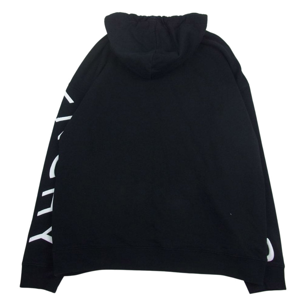 GIVENCHY ジバンシィ BMJ07G30AF ロゴ  刺繍 スウェット プルオーバー ブラック系 XXL【中古】