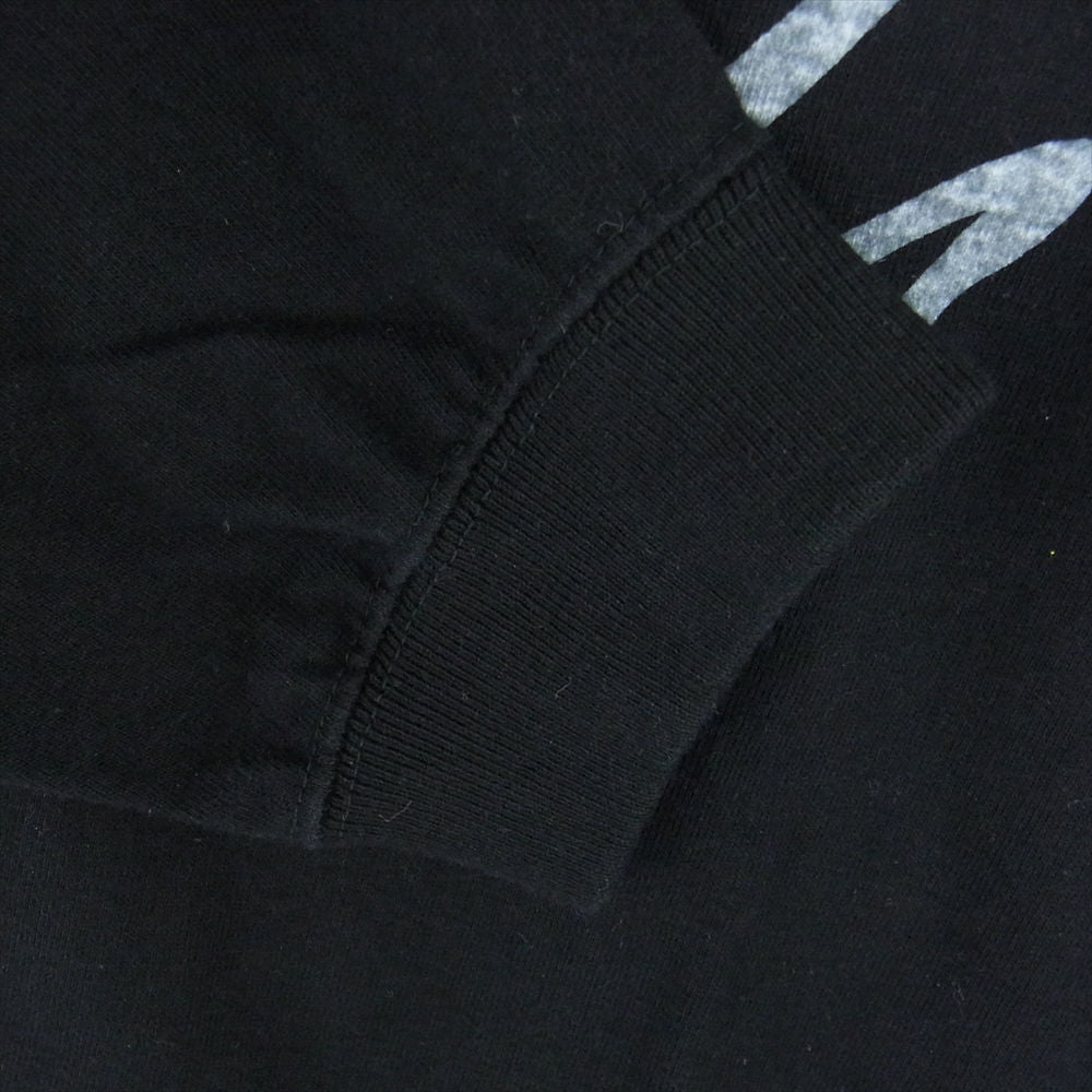 Yohji Yamamoto ヨウジヤマモト 18SS GD-T36-071 Mirrored YY Graphic 5.6 oz Long Sleeve 反転ロゴプリント 長袖 カットソー Tシャツ ブラック系 3【中古】