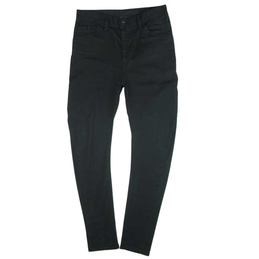 JULIUS ユリウス 18SS 617PAM18-C 6oz STRETCH DENIM 6オンス デニム バナナカーブ スキニー パンツ ブラック系 1【中古】