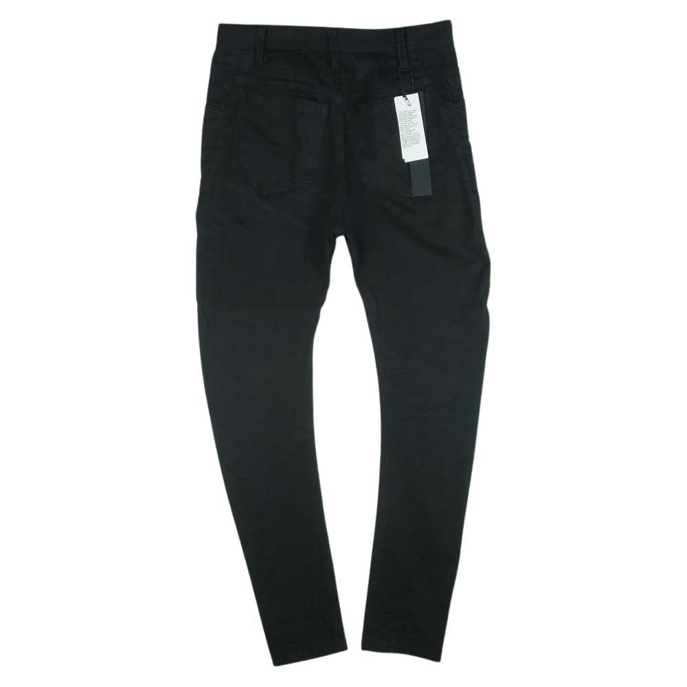 JULIUS ユリウス 18SS 617PAM18-C 6oz STRETCH DENIM 6オンス デニム バナナカーブ スキニー パンツ ブラック系 1【中古】