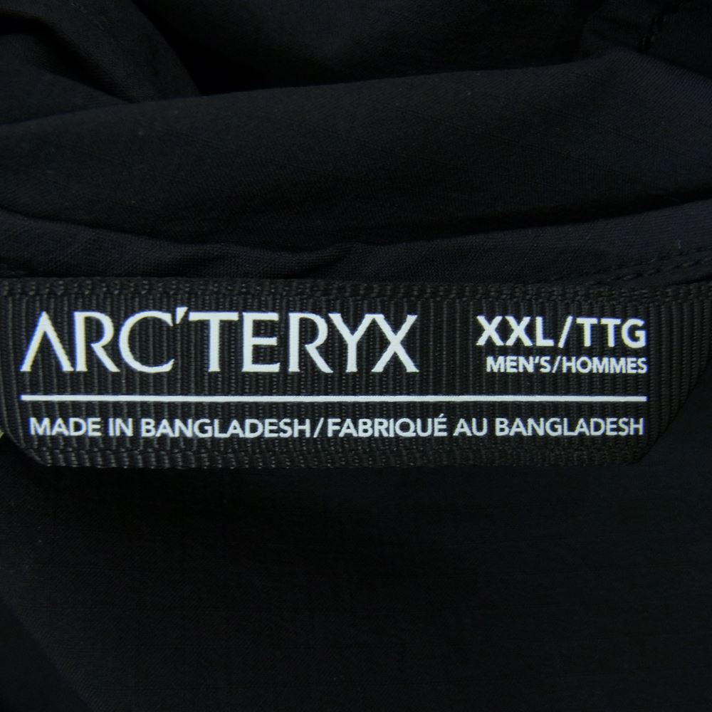 ARC'TERYX アークテリクス 304660 国内正規品 Squamish Hoody スコーミッシュ フーディ ジャケット ブラック系 XXL【中古】