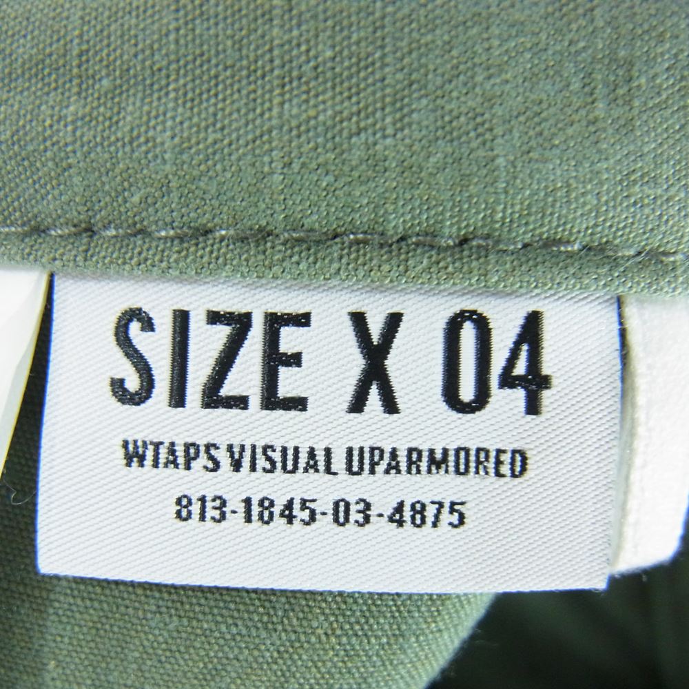 WTAPS ダブルタップス 22SS WVDT-PTM01 TROUSERS / NYCO.RIPSTOP リップストップ カーゴ トラウザー パンツ カーキ系 04【中古】