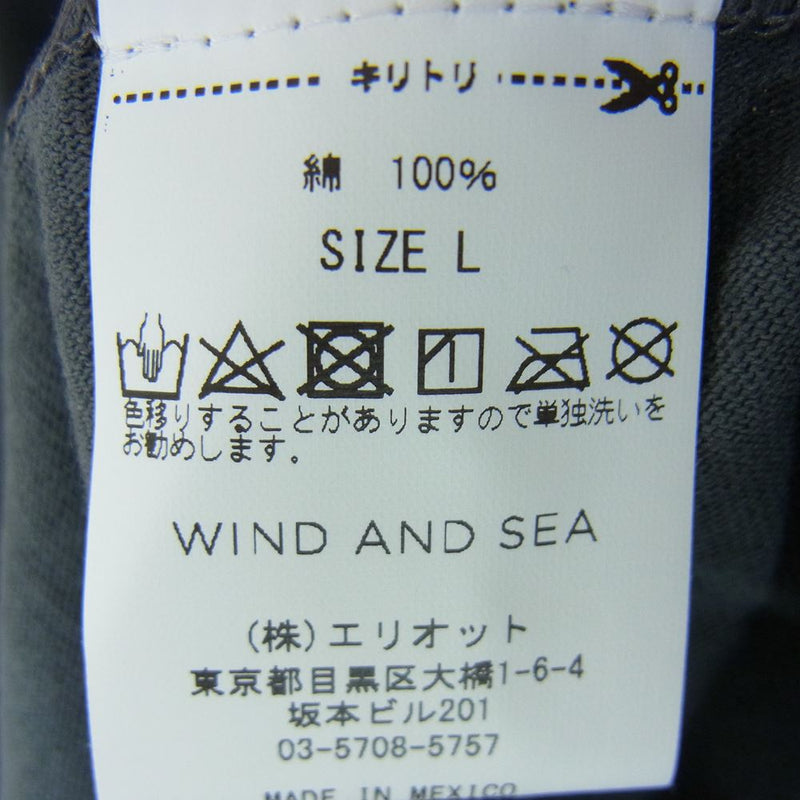 WIND AND SEA ウィンダンシー WDS-CS-268 W&S SLIDE T-SHIRT ロゴ