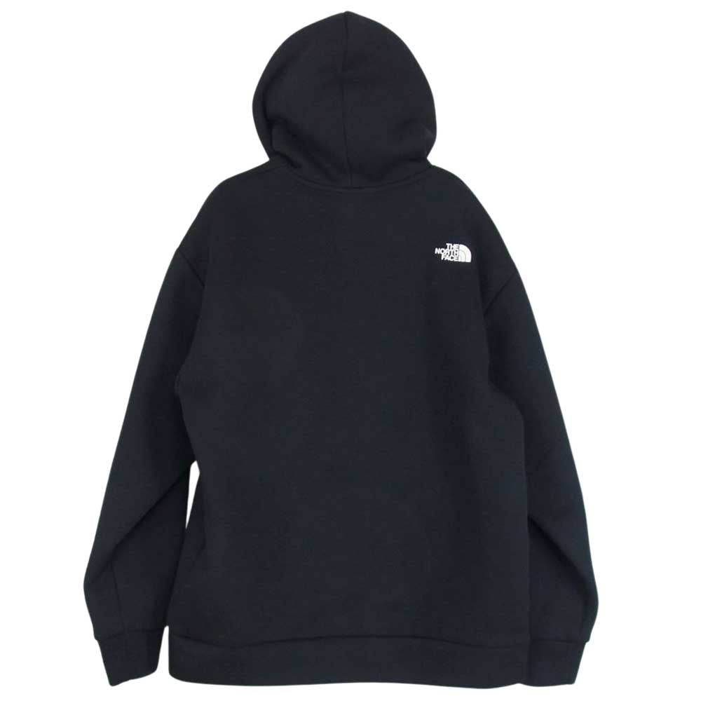 THE NORTH FACE ノースフェイス NT12286 Tech Air Sweat Wide Hoodie テック エアー スウェット ワイド フーディ パーカー ブラック系 L【中古】