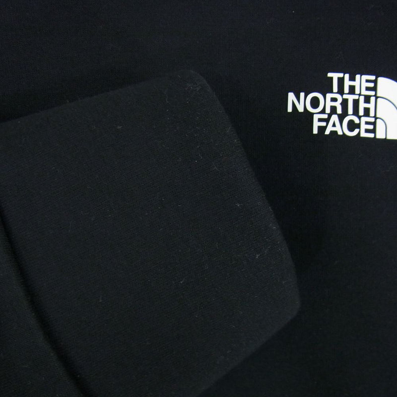 THE NORTH FACE ノースフェイス NT12286 Tech Air Sweat Wide Hoodie テック エアー スウェット ワイド フーディ パーカー ブラック系 L【中古】