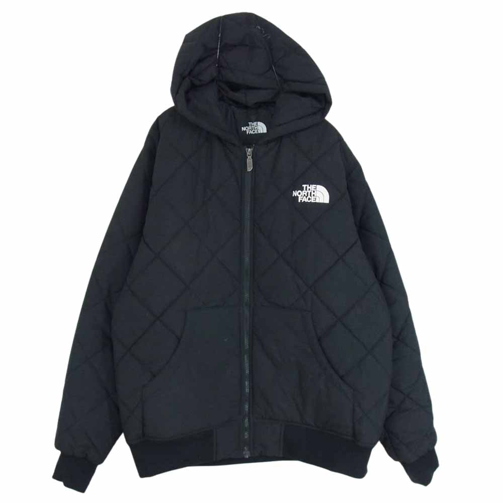 THE NORTH FACE ノースフェイス NY82232 YAKKIN JACKET ヤッキン キルティング 中綿 パーカー ジャケット ブラック系 L【中古】