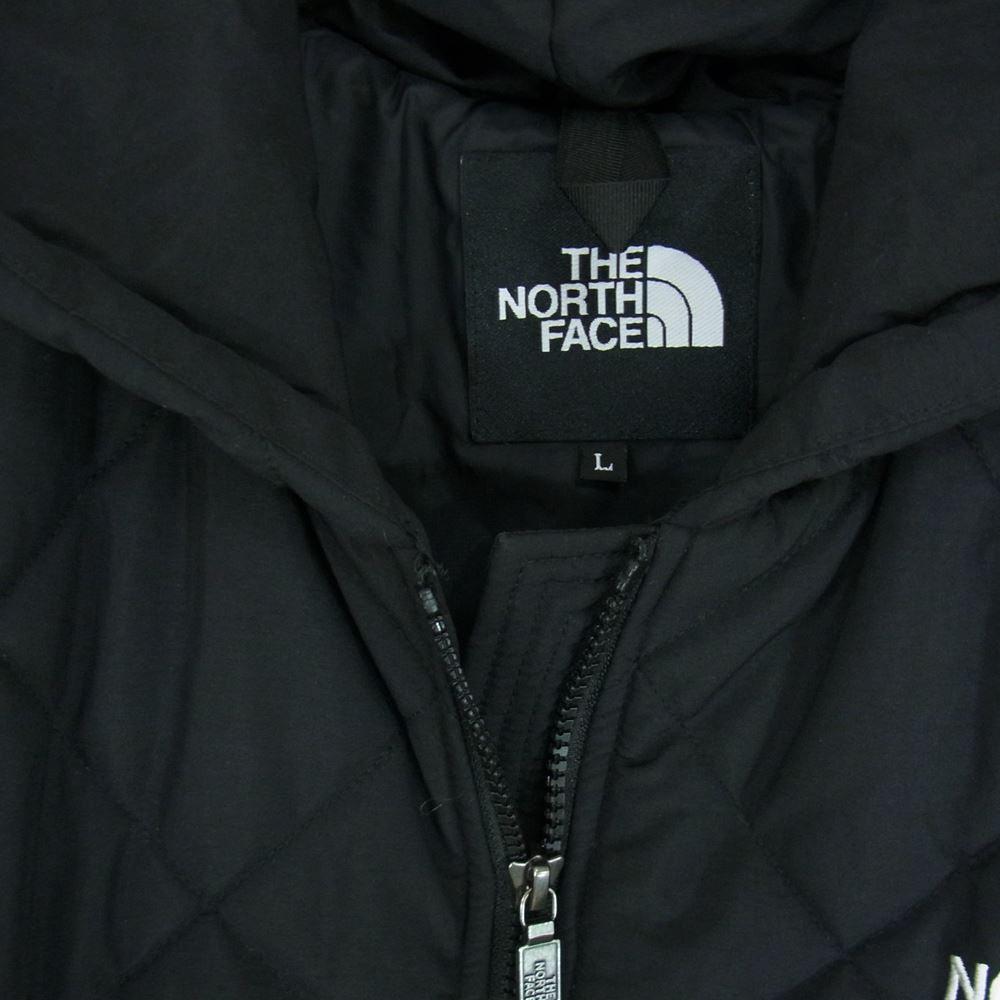 THE NORTH FACE ノースフェイス NY82232 YAKKIN JACKET ヤッキン キルティング 中綿 パーカー ジャケット ブラック系 L【中古】