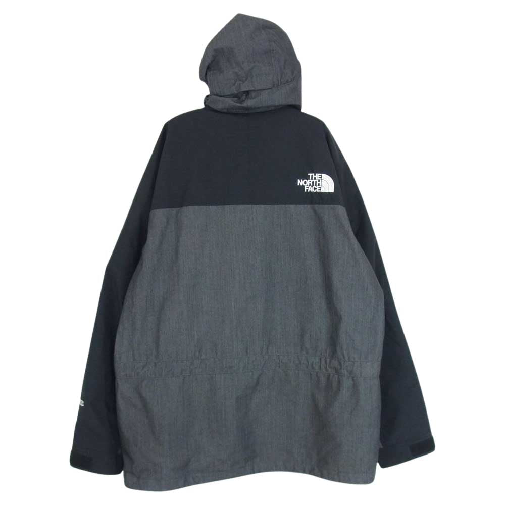 THE NORTH FACE ノースフェイス NP12032 Mountain Light Denim Jacket マウンテン ライト デニム ジャケット ブラック グレー系 L【中古】