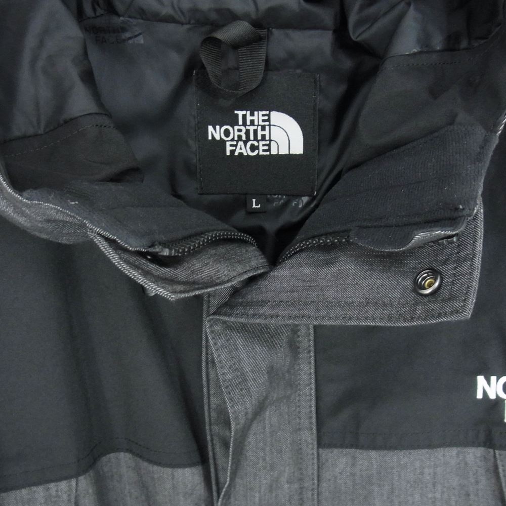 THE NORTH FACE ノースフェイス NP12032 Mountain Light Denim Jacket マウンテン ライト デニム ジャケット ブラック グレー系 L【中古】