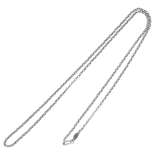 CHROME HEARTS クロムハーツ（原本無） NECKCHAIN R24 ロールチェーン24inch 24インチ ネックレス シルバー系【中古】