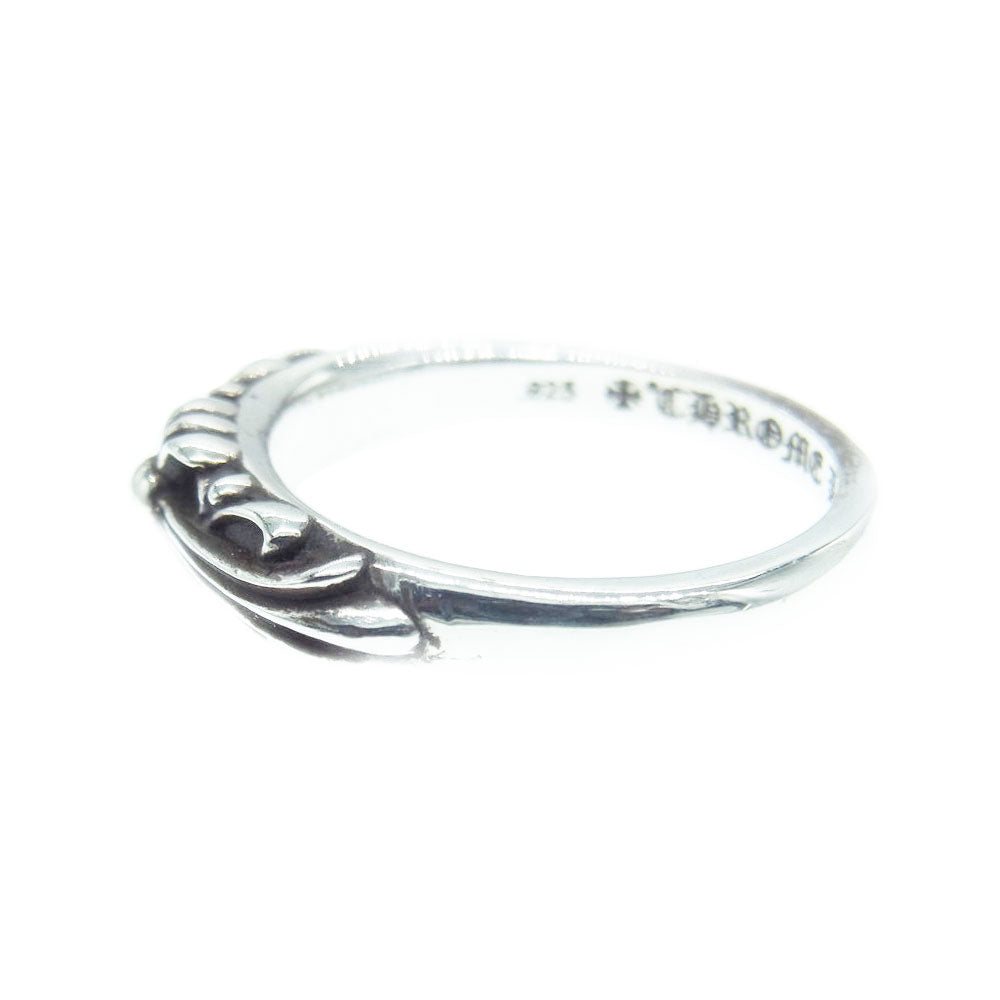 CHROME HEARTS クロムハーツ（原本無） BABY CLASSIC ベイビークラシック フローラルクロス リング シルバー系 21.5号【中古】