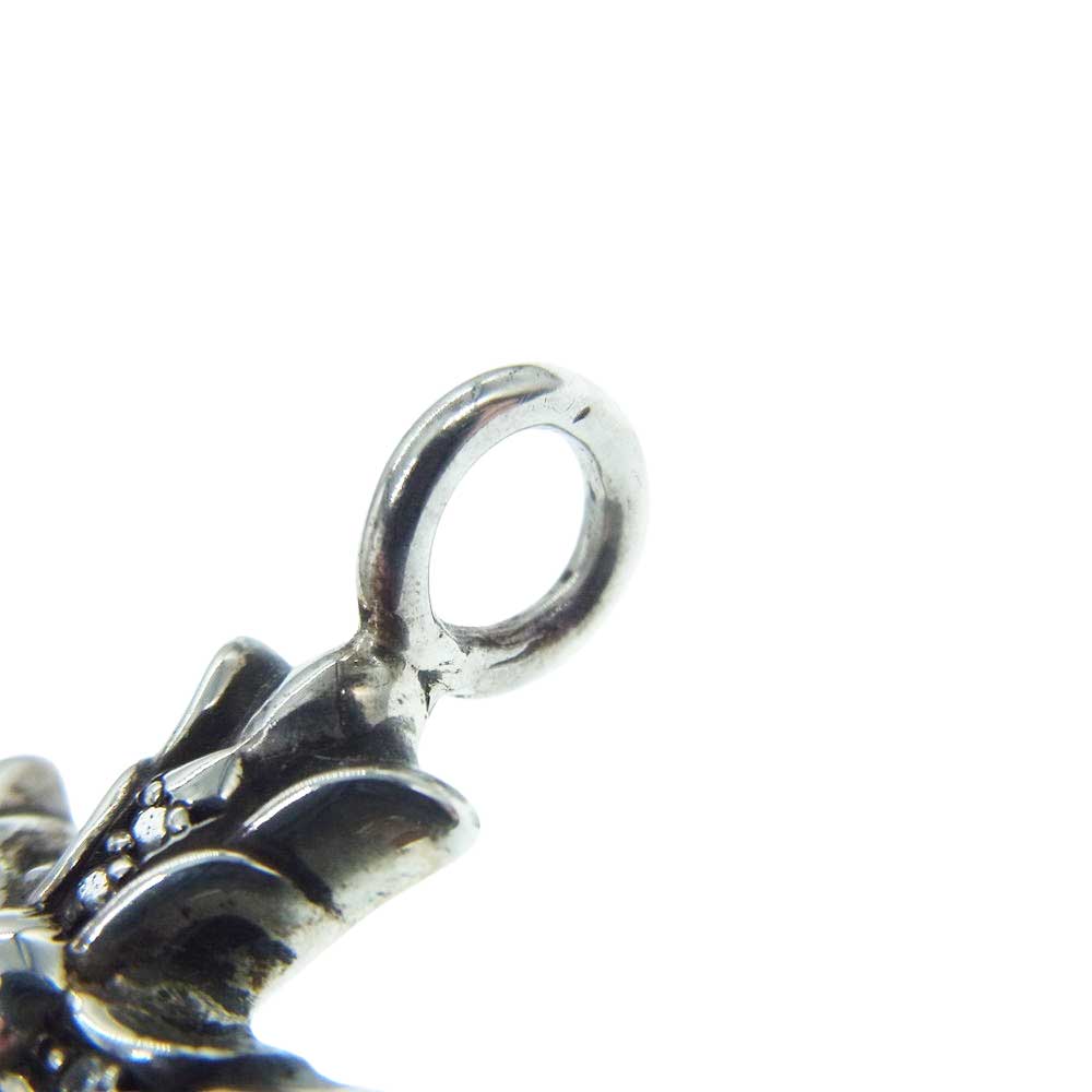 CHROME HEARTS クロムハーツ（原本無） DBL CH CRSP DMND ダブル CHクロス パヴェダイヤ チャーム ペンダントトップ シルバー系【中古】