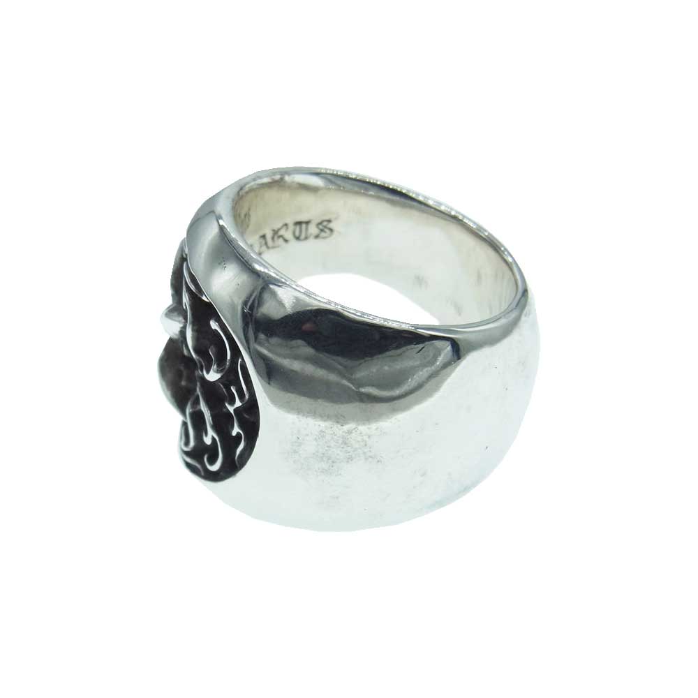 CHROME HEARTS クロムハーツ（原本有） CLSSC OVAL STAR クラシック オーバル スター リング シルバー系 21号【中古】