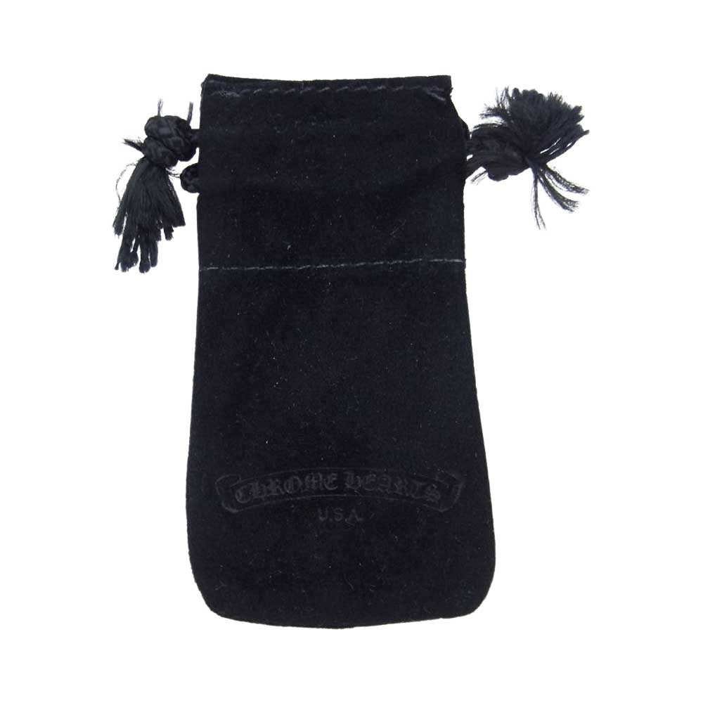 CHROME HEARTS クロムハーツ（原本無） CH CRSS 2 FAT CHクロス ファット スタッド ピアス パヴェダイヤ シルバー系【中古】