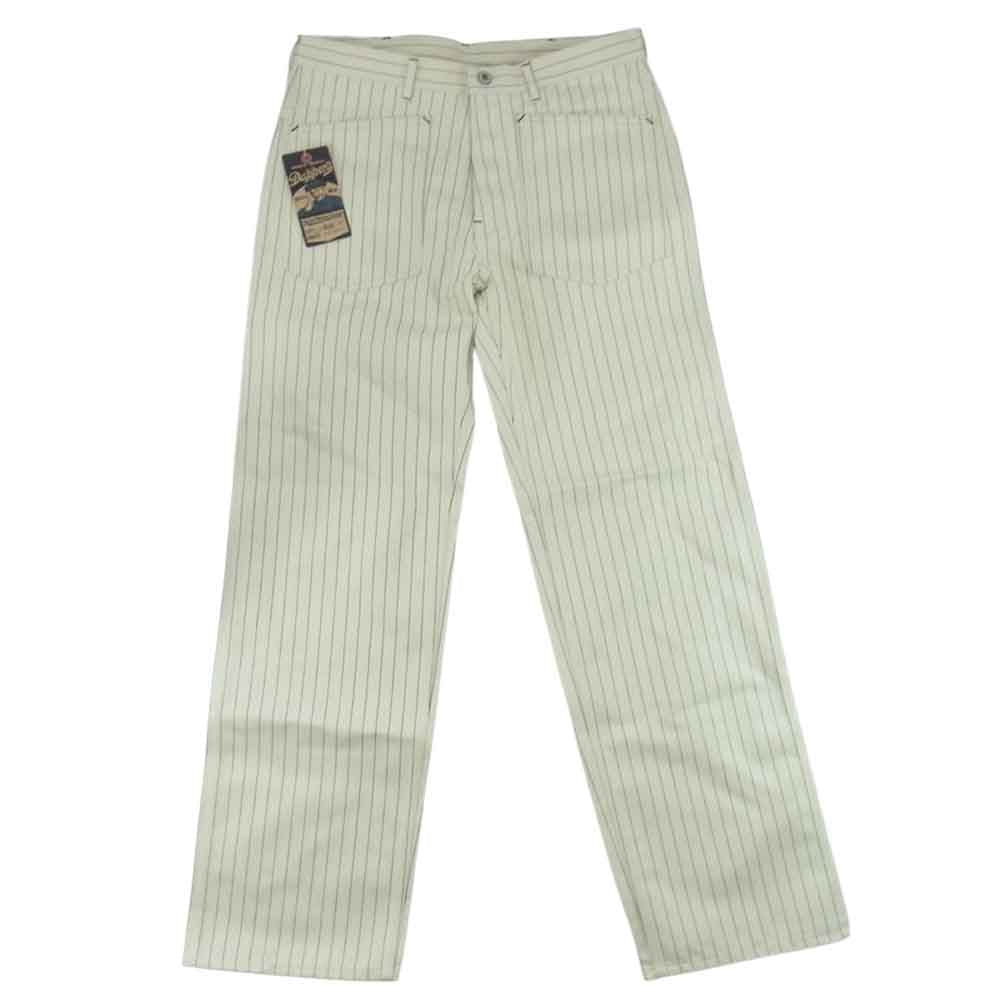 ダッパーズ ダッパーズ Classical 30’s Style Painter Pants With Buckle シンチバック ぺインター パンツ オフホワイト系 36【新古品】【未使用】【中古】