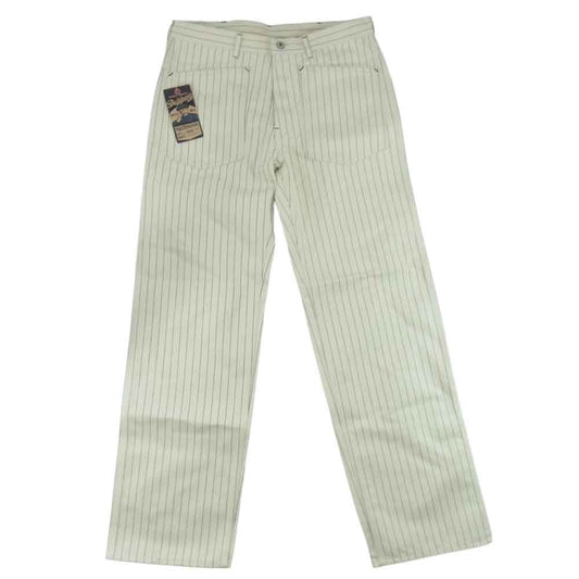 ダッパーズ ダッパーズ Classical 30’s Style Painter Pants With Buckle シンチバック ぺインター パンツ オフホワイト系 36【新古品】【未使用】【中古】