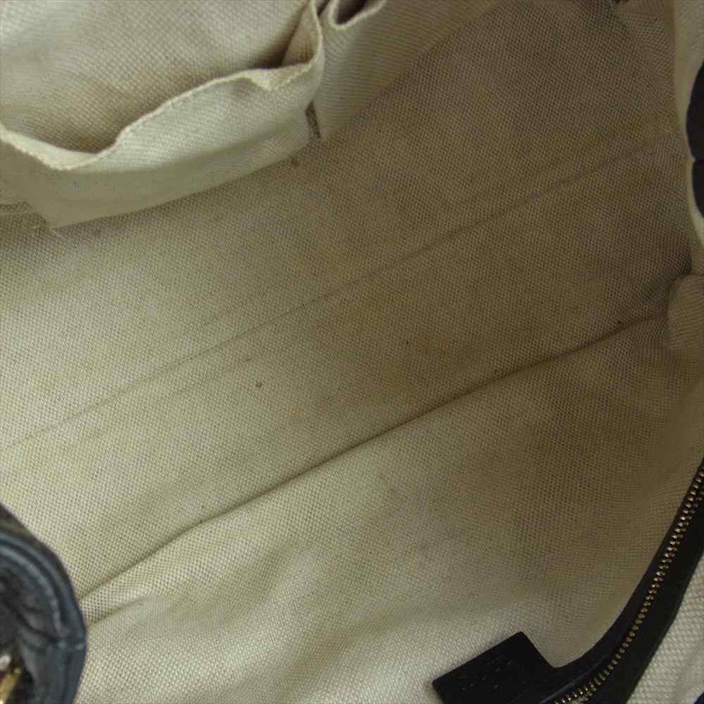 GUCCI グッチ 308982 204991 ソーホー レザー チェーン タッセル ショルダー バッグ ブラック系【中古】