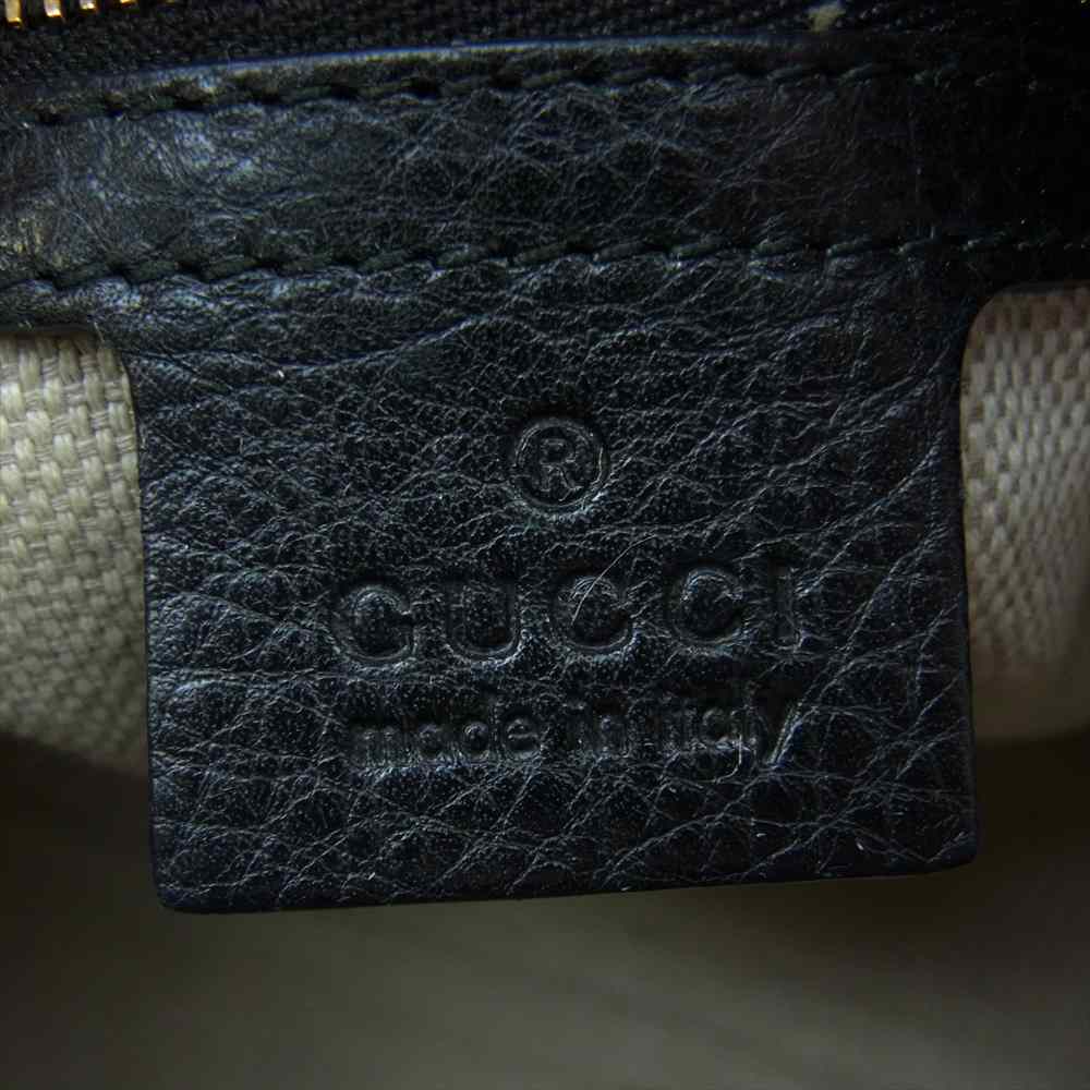 GUCCI グッチ 308982 204991 ソーホー レザー チェーン タッセル ショルダー バッグ ブラック系【中古】