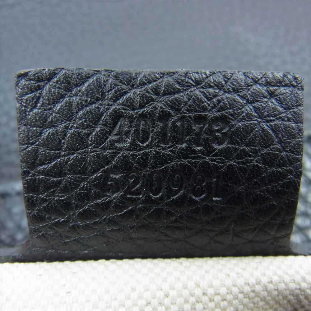 GUCCI グッチ 401173 520981 GG マーモント ショルダー バッグ ブラック系【中古】
