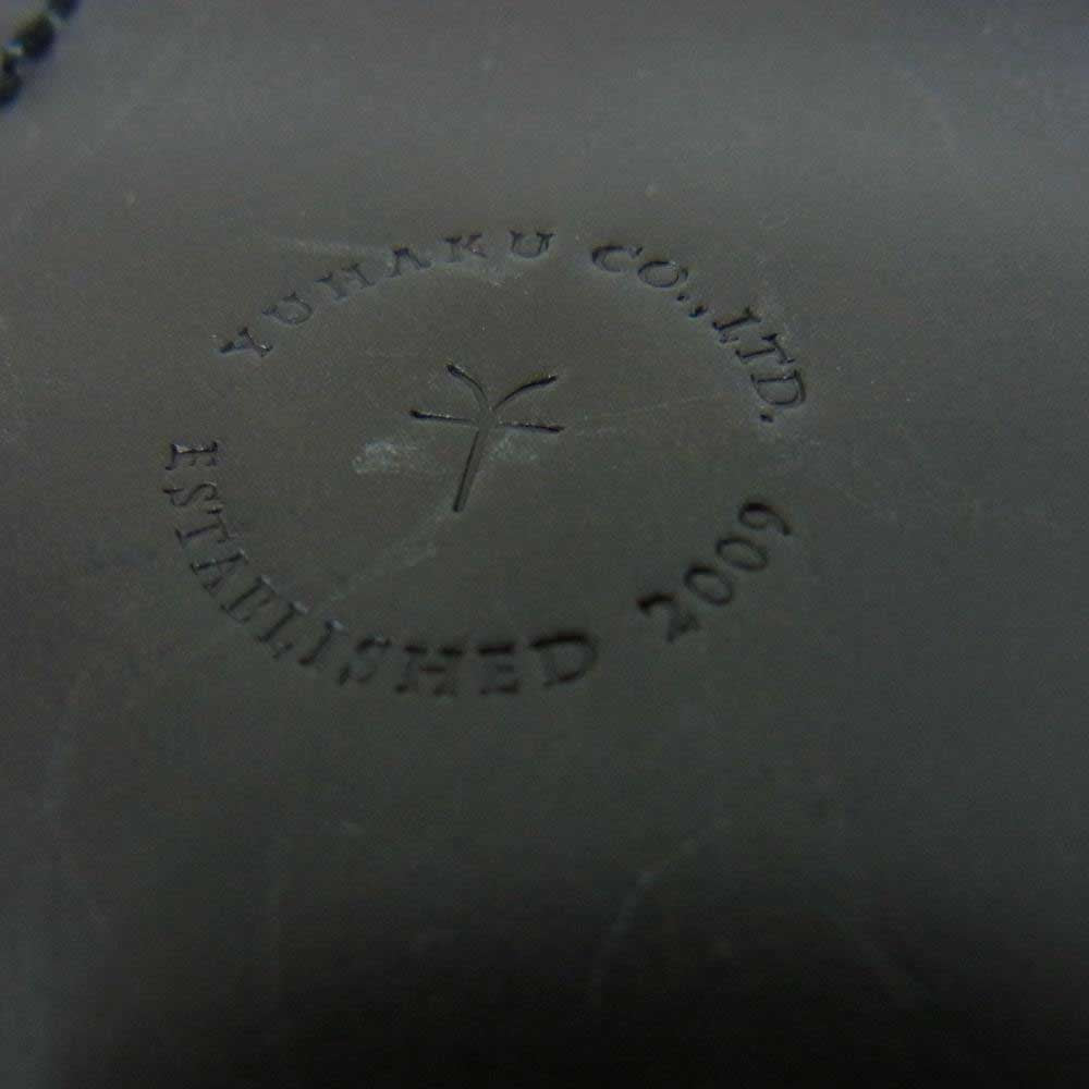 ユハク YUP273 コードバン 二本挿し ペンケース ブラウン系【中古】