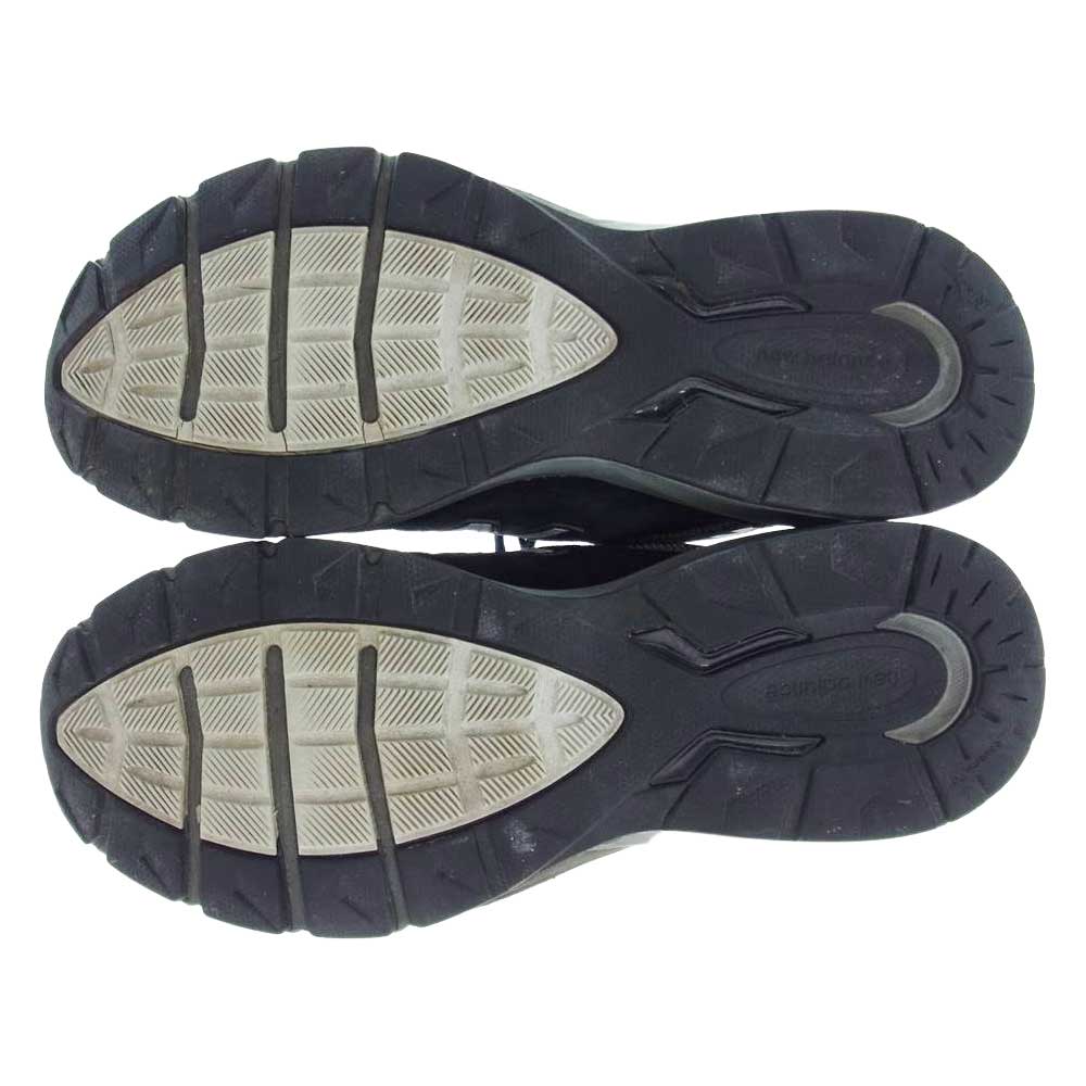 NEW BALANCE ニューバランス M990BK5  USA製 ENCAP スニーカー ブラック系 26.0cm【中古】