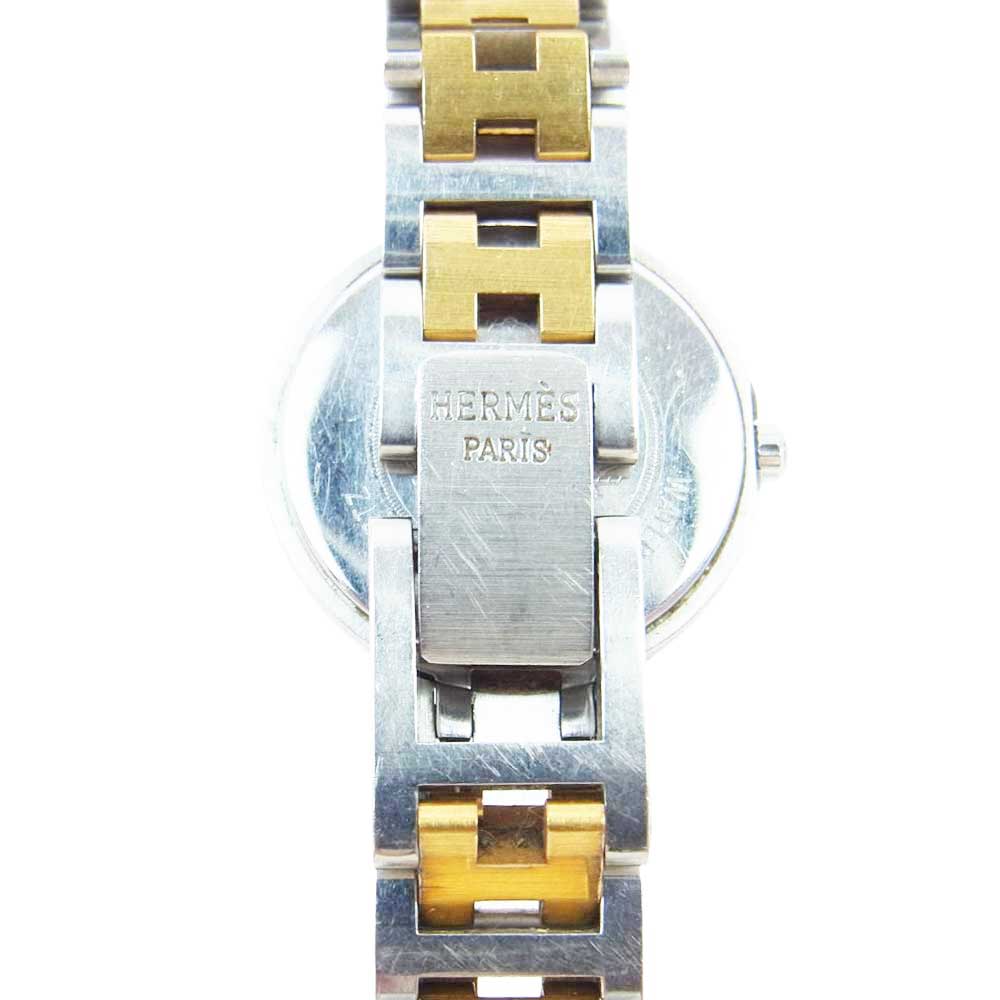 HERMES エルメス ウィンザー クォーツ 腕時計 ゴールド系 シルバー系【中古】