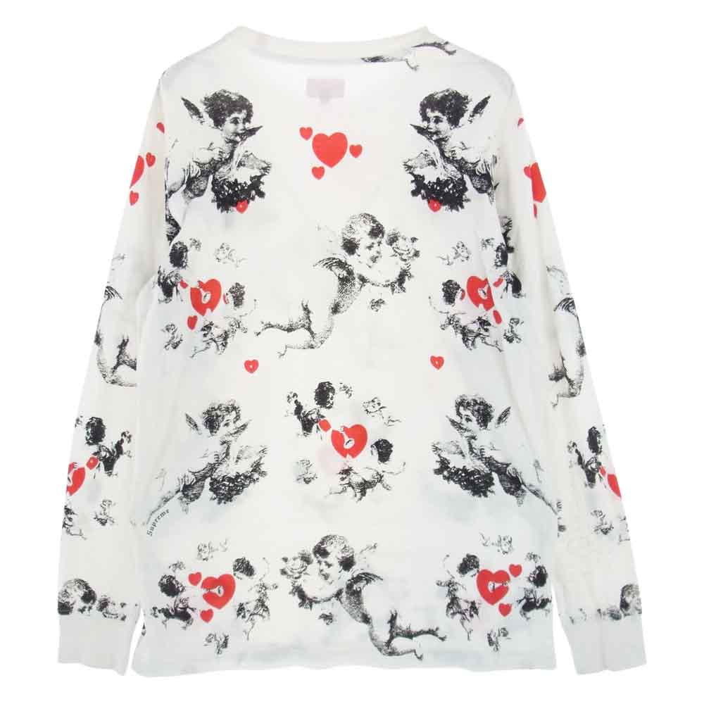 Supreme シュプリーム 16AW Cherubs L/S  チェラブ 長袖 Tシャツ ホワイト系 M【中古】